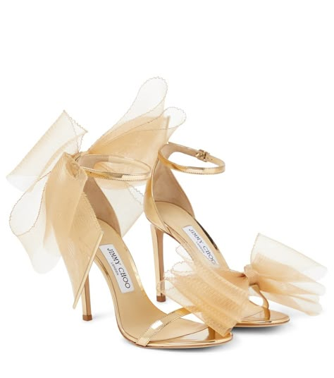 One of my favourite designer pieces #mytheresa Jimmy Choo Aveline, Hak Tinggi, Mesh Bows, Women High Heels, Valentino Studs, Womens High Heels, Women's Pumps, Wedding Shoes, Jimmy Choo