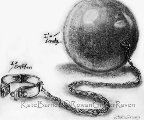 |Ball and Chain|Graphite. My sense of humor. #BallandChain #Humor #Gothic #Illustration #RowanGingerRaven #Art #Graphite Drawing Interior Design, My Sense Of Humor, Gothic Illustration, Ball And Chain, Dark Decor, Drawing Interior, Raven Art, Red Head, Sense Of Humor