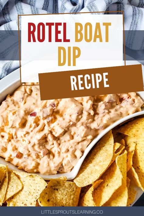 Rotel Ranch Dip, Boat Dip Recipe, Oven Chicken And Rice, Boat Dip, Rotel Recipes, Healthy Toddler Snacks, Ranch Dressing Recipe, Viral On Tiktok, Dip Recipes Easy