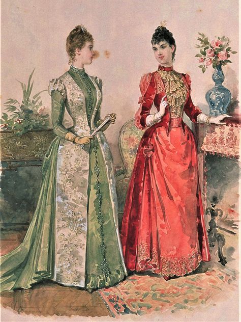 Late 1800s Fashion, 1800 Aesthetic, Gaun Abad Pertengahan, 1870s Fashion, Victorian Era Fashion, Ancient Dress, 1880s Fashion, 19th Century Clothing, 1800s Fashion