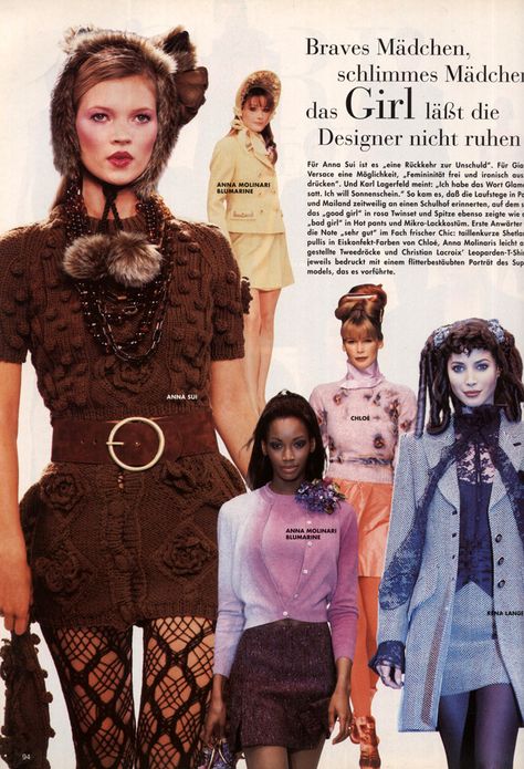 VOGUE GERMANY, JULY 1994 Fashion Magazine Covers Photography, 90s Editorial, 2004 Fashion, Runway Fashion Couture, 90s Models, 1990s Fashion, Kinetic Sculpture, Vogue Germany, Golden Years