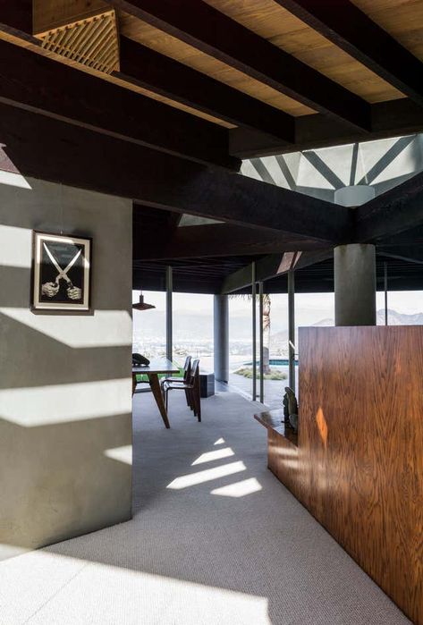 Lautner Harpel House by Mark Haddawy | 1stDibs Famous Architecture House, Mark Haddawy, John Lautner, Brutalism Architecture, Famous Architecture, Mid Century Architecture, Famous Architects, Dining Room Inspiration, Architect House