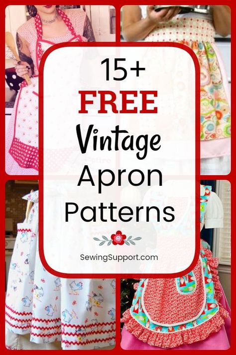 #SewingSupport,#Apron,#ApronPatterns,#SewingPatterns,#SewingProjects,#sewing,#diy,#crafts,#handmade,#fabric Vintage Apron Patterns, Retro Apron Patterns, Apron Styles, Easy Apron, Ruffled Apron, Vintage Apron Pattern, Apron Pattern Free, Apron Patterns, Apron Tutorial