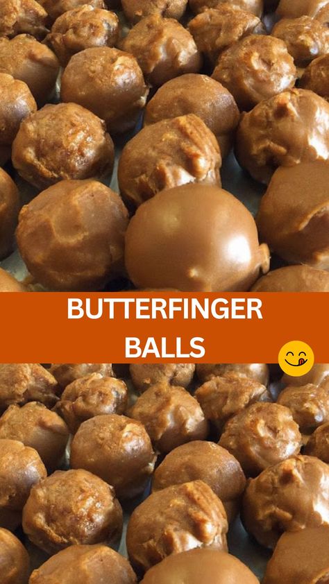 BUTTERFINGER BALLS - If you're a fan of Butterfinger candy bars, you're in for a treat with Butterfinger Balls. These bite-sized delights are not only easy to make but also incredibly delicious. Packed with the irresistible flavor of Butterfinger candy and coated in rich chocolate, they're perfect for satisfying your sweet tooth. In this article, we'll explore how to make these delectable treats and share some creative ideas for enjoying them. Chocolate Covered Butterfinger Balls, Butterfinger Truffles, Butterfingers Balls, Butter Finger Candy Recipe, Butterfinger Candy Recipe, Butter Finger Balls, Butterfinger Fudge, Butterfinger Delight, Butterfinger Bars