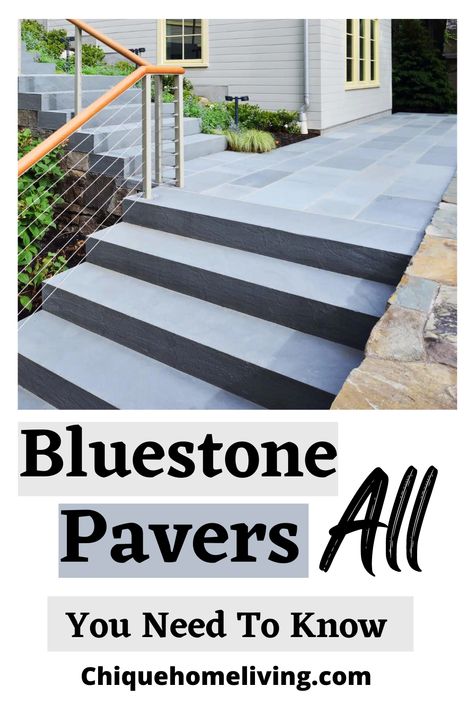 In this article, you will discover everything you need to know about bluestone pavers. Bluestone Pavers, Patio Floor, Paver Walkway, Outdoor Paradise, Patio Flooring, Outdoor Inspirations, Paver Patio, Pool Patio, Walkway