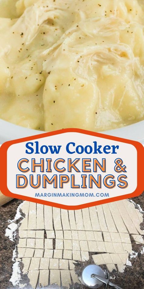 Crockpot Chicken And Dumplins, Crockpot Dumplings, Mexican Food Ideas, Slow Cooker Chicken Dumplings, Slow Cooker Chicken And Dumplings, Easy Crock Pot Chicken, Chicken Dumplings Recipe, Homemade Chicken And Dumplings, Crockpot Chicken And Dumplings