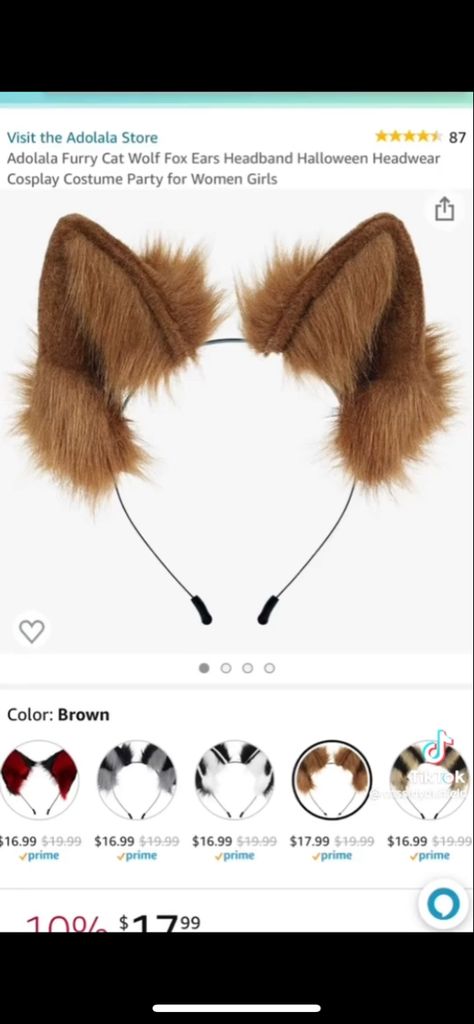 Clawdeen Costume, Werewolf Ears