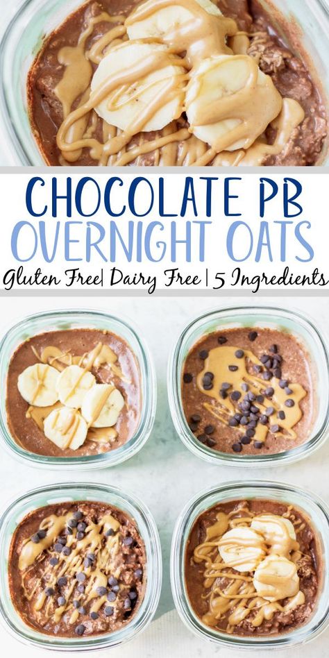 Healthy Breakfasts To Go, Overnight Oats For People Who Dont Like Oatmeal, Overnight Oats Recipe Chocolate Peanut Butter, No Fruit Overnight Oats, Overnight Oats With Soy Milk, Diary Free Overnight Oats, Ove4night Oats, Overnight Oats With Oat Milk No Yogurt, Quick Dairy Free Breakfast