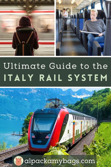 Ultimate guide to the Italy Rail System Train In Italy, Italy With Kids, Traveling By Train, Italy For Kids, Scenic Road Trip, Train Tour, Train System, Cities In Italy, Paris Vacation