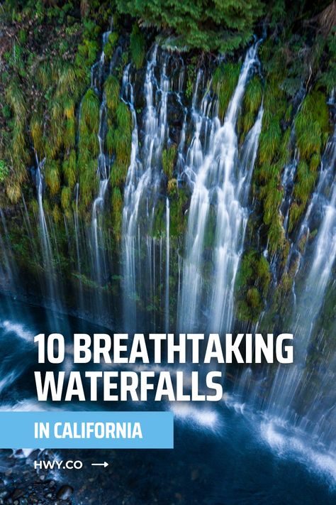 Let’s look at 10 breathtaking waterfalls in Northern California that you’ll want to put on your must-see list as you travel the West Coast. 10 Breathtaking Waterfalls You Need to See in Northern California Mossbrae Falls, California Waterfalls, Horsetail Falls, Burney Falls, Lassen Volcanic, Sacramento River, Lassen Volcanic National Park, Rainbow Falls, Yosemite Falls