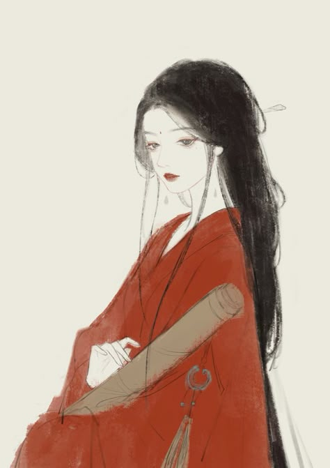 Antique Illustration, Animation Art Character Design, Beautiful Posters, Dreamy Art, Anime Poses, Chinese Art, Figurative Art, Pretty Art, Asian Art