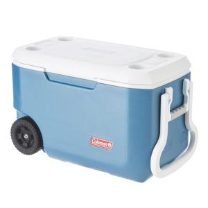 62 Quart Coleman Xtreme Wheeled Cooler – $44.95 + Free Shipping #homebrew Coleman Cooler, Cooler With Wheels, Ice Chest Cooler, Weekend Camping Trip, Motorcycle Luggage, Car Refrigerator, Cooler Box, Picnic Bench, Portable Cooler