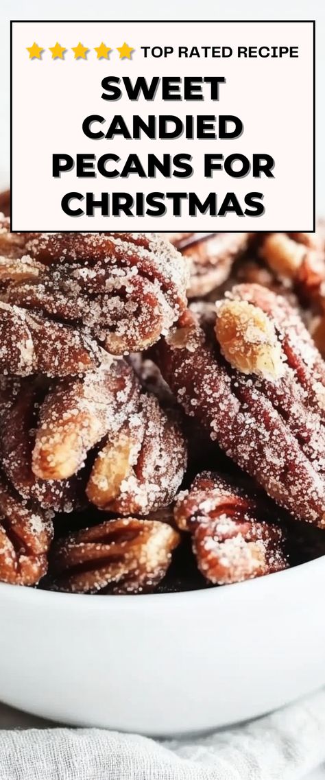 Image for Candied Pecans For Christmas Pecan Candy Easy, Candid Pecans Recipes, Christmas Pecans, Pecan Candy Recipe, Pecans Recipes, Candied Pecans Easy, Easy Candied Pecans, Pecan Candy, Pecan Treats