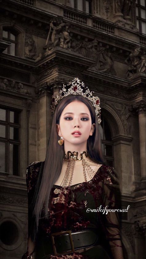 Jisoo Vampire, Blackpink Queen, Bp Pics, Dark Royalty Aesthetic, Jisoo Edit, Queen Aesthetic, Royalty Aesthetic, Blackpink Poster, Jisoo Blackpink