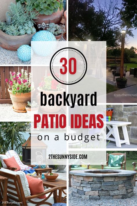 Ideas For Small Patio Area, Patios Ideas Backyard Pavers, Flowers On Deck Ideas, Paver Patio Ideas With Fire Pit, Small Patio Fire Pit Ideas, Patio Pots Ideas Planters, Outside Patio Ideas On A Budget, Outdoor Patio Seating Ideas, Outdoor Paver Patio Ideas