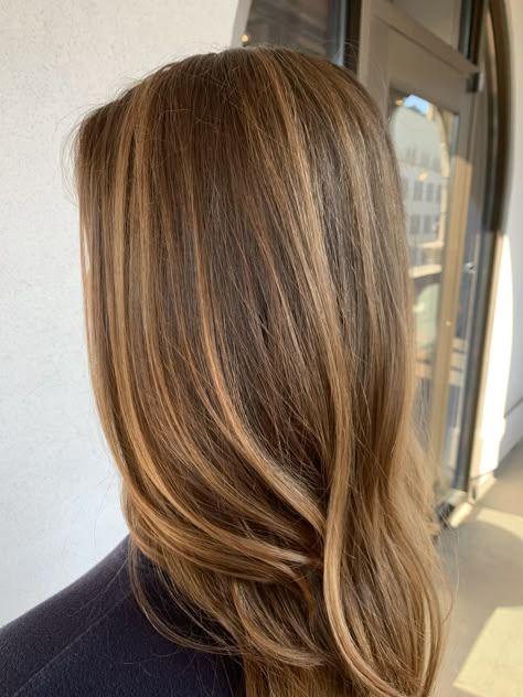 Rambut Brunette, Honey Brown Hair, Brown Hair Inspo, Brunette Hair With Highlights, Brown Hair With Blonde Highlights, Caramel Hair, Caramel Highlights, Honey Blonde Hair, Brown Hair Balayage