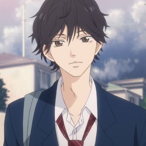 Ao Haru Ride Kou, Kou Mabuchi, Futaba Y Kou, Blue Springs Ride, Anime Character Names, Ao Haru, Naruto Minato, Anime Drawing Books, Anime Screenshots