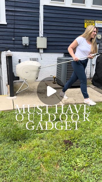 Kerry Johnston || Home DIY & Design on Instagram: "Meet my new favorite garden essential and a must-have outdoor gadget for warmer months - the Hoselink Retractable Hose from @hoselinkusa 

Available in two stylish colors, beige (shown in the video) and charcoal, and in both 50ft and 82ft lengths. With its ‘stop-anywhere’ locking mechanism and smooth retraction, using your hose has never been easier or more convenient. Plus, the dual carry handles and easy mounting system make it perfect for moving around or storing during the winter months. 

Engineered for durability with UV-stabilized casing, stainless steel hardware, and leak-free fittings, this hose reel is a game changer for your yard and garden and is built to last! 👏🏻 

You can shop the hose reel on www.Hoselink.com and I am also Hose Reel Ideas, Garden Hose Reel, Retractable Hose, Yard And Garden, Outdoor Gadgets, Hose Reel, Locking Mechanism, Garden Essentials, Winter Months