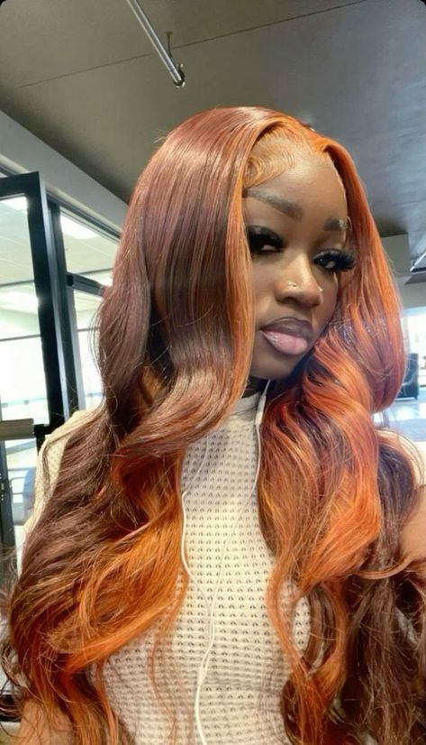 #follow #hairgoals #haircolor #hair #hairstyles #beautyblog #blogging #blogger #blog Wig Colors For Dark Skin, Wig Hairstyles Dark Skin, Hair Color On Dark Skin Women, 13x4 Lace Front Wig, Frontal Wig Hairstyles, Birthday Hairstyles, Dyed Natural Hair, Sew Ins, Pretty Hair Color