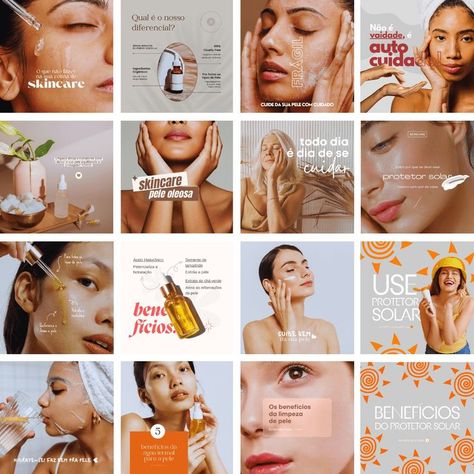 Social Media | Skin Care Product Magazine, House Advertising, Makeup Marketing, Cosmetics Background, Media Branding Design, Black Friday Promo, Minimalist Skincare, Skincare Store, Beauty Advertising