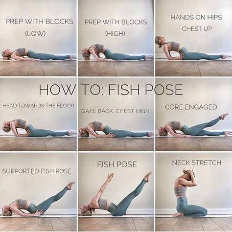 Yoga Alignment Tips&Tutorials on Instagram: “📷 @ania_75 Having trouble getting into Fish Pose? These variations and modifications will make this pose much more accessible so you can…” Fish Pose Yoga, Hard Yoga, Fish Pose, Yoga Tutorial, Body Stretch, Body Stretches, Yoga Body, Yoga Community, Easy Yoga Workouts