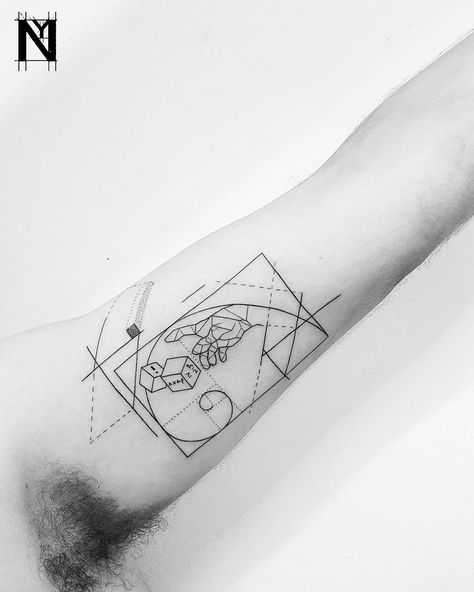 Noam Yona on Instagram: “Golden ratio custom made design for Mati the GEVER🤗” Golden Ratio Tattoo, Memento Mori Tattoo, Food Tattoos, Mouthwatering Food, Bear Tattoos, The Golden Ratio, Pieces Tattoo, Just Ink, Dot Work Tattoo