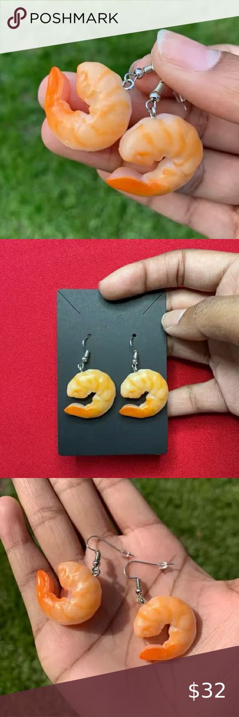 Shrimp Dangle Earrings Packaging, Nice Packaging, Dangle Earrings, Shop My, Closet