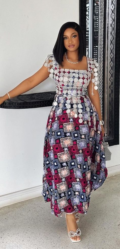 African Wear Dresses Classy, Classy Ankara Outfits For Women, Adire Dress Styles, Ankara Gowns For Women, Chitenge Dresses Classy, Ankara Gown Styles For Women, Ankara Dress Designs Chic, Ankara Dress Styles Gowns Classy, Ankara Dress Styles For Church