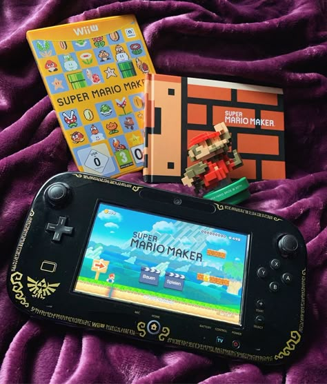 Super Mario Maker was one of my favorite games for the Wii U. I played it for months🖤 . . . . . Tag Wii U Aesthetic, Super Mario Nintendo, Future Nostalgia, Nintendo Wii U, Nintendo Console, Nintendo 2ds, Frutiger Aero, Mario Nintendo, Wii Games