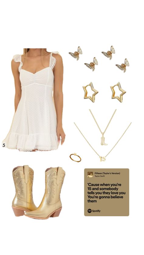 fearless concert outfit! #taylorswift #erastour #fearless #taylorsversion #concertoutfit Fearless Concert Outfit, Taylor Swift Tour Outfits, Swift Tour, Taylor Swift Outfits, Day Camp, Taylor Swift Concert, Taylor Swift Album, Taylor Swift Style, Eras Tour