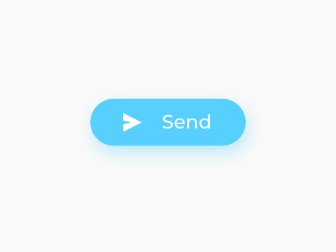 Send Button #dribbble #ui #animation #interaction #concept Button Animation Ui, Ui Design Animation, Button Interaction, Button Animation, Video Icon, Ui Buttons, Ui Ux 디자인, App Design Layout, Ui Animation