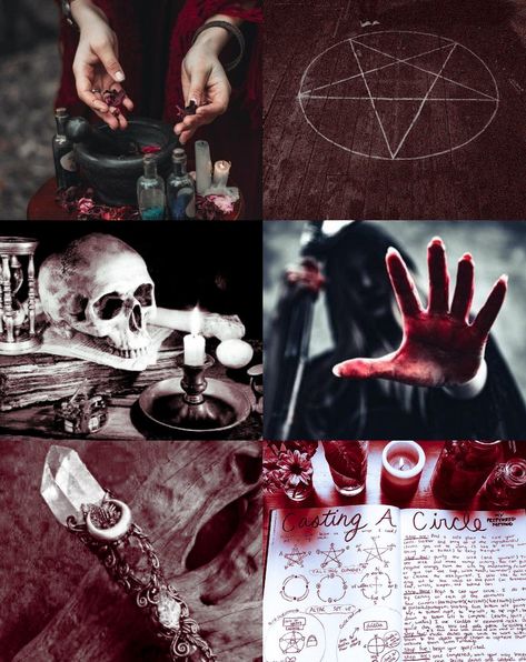 Blood Mage Aesthetic, Blood Witch Aesthetic, Red Witch Aesthetic, Blood Ritual, Blood Witch, Blood Magic, Spell Magic, Blood Mage, Cottagecore Witch