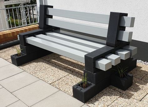 Cinder Block Furniture, Cinder Block Bench, Cinder Block Garden, Fire Pit Landscaping, Front Yard Landscaping Plans, Front Yard Landscaping Simple, Diy Garden Furniture, Front Yard Landscaping Ideas, Yard Landscaping Ideas