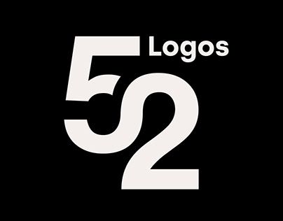 52 logos @GoaShape #inspiration #behance #graphicdesign www.goashape.com 2 Logo Design Number, Logos With Numbers, Logo With Numbers, Numbers Logo, Anniversary Logos, 25 Logo, Numbers Typography, Typo Logo Design, 100 Logo