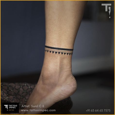 Lower Leg Band Tattoos Women, Ankle Tattoo Band, Leg Bracelet Tattoo, Lip Print Tattoos, Anklet Tattoos For Women, Thigh Band Tattoo, Black Band Tattoo, Ankle Band Tattoo, Leg Band Tattoos