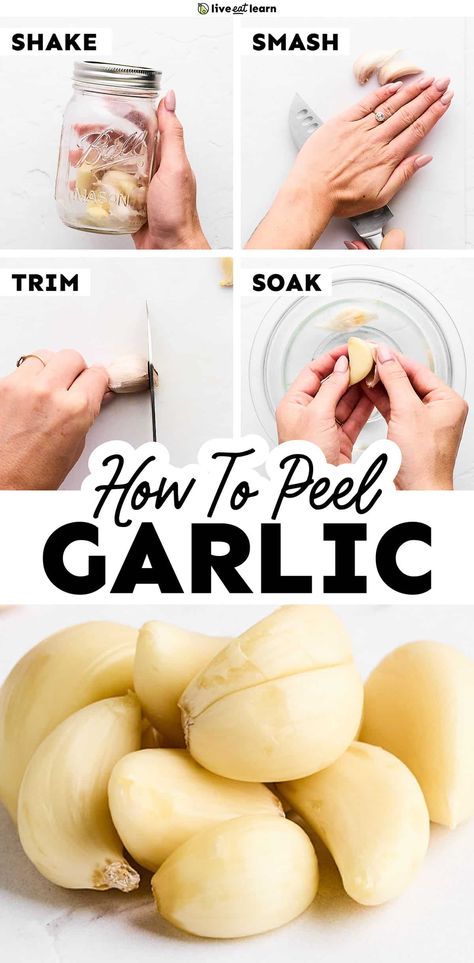 Have you ever wondered how to peel garlic most efficiently? Lucky for you, I tested the four most common methods to determine which one is best! Whether you’re preparing a meal for one or cooking for a crowd, these peeling techniques will simplify your kitchen prep and save you time.