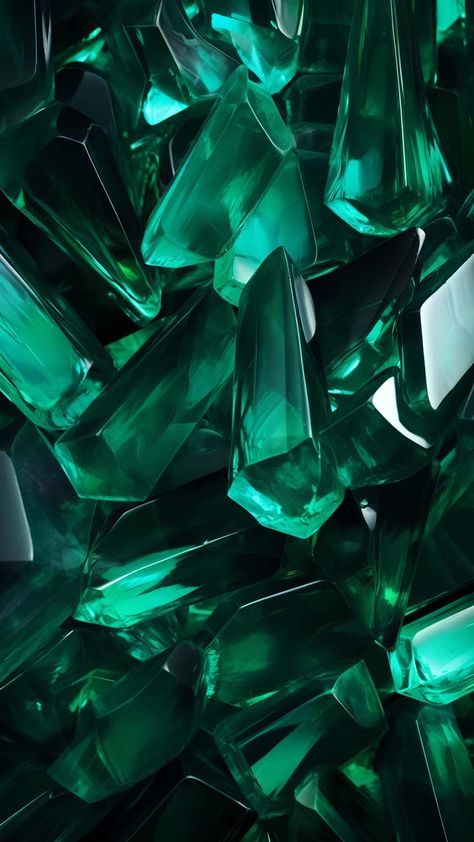 Green Crystals iPhone Wallpaper 4K - iPhone Wallpapers Crystal Iphone Wallpaper, Emerald Aesthetic, Phthalo Green, 1st Apartment, Dark Green Aesthetic, Green Color Schemes, Slytherin Aesthetic, Whatsapp Wallpaper, Green Colour Palette