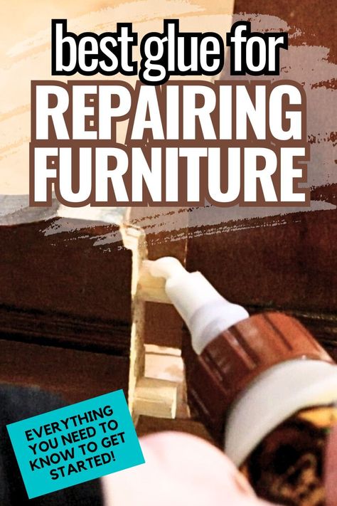 Best Glue For Repairing Wood Furniture Repair Wood Furniture, Wood Repair, Outdoor Wood Furniture, Best Glue, Wooden Bed Frames, Furniture Repair, Exterior Wood, How To Clean Furniture, Outdoor Wood