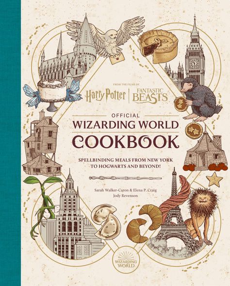 Take a look inside new cookbook "Spellbinding Meals From New York to Hogwarts and Beyond" | Wizarding World Alchemist Cocktails, Harry Potter Beasts, Harry Potter Cookbook, Film Facts, Beast Film, Queenie Goldstein, Sarah Walker, Christmas Cookbook, Bakery Food