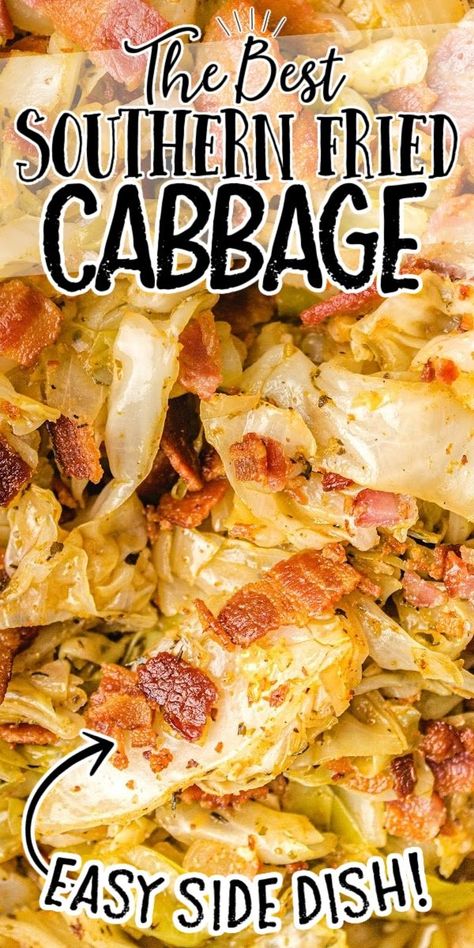 New Years Day Cabbage Recipes, Fried Cabbage And Potatoes Recipes, Fried Cabbage Recipes Ground Beef, Cowpoke Cabbage, New Years Cabbage Recipes, Recipes Using Cabbage Dinners, Cabbage Main Dish Recipes, Cowboy Cabbage, Old Fashion Cabbage Casserole