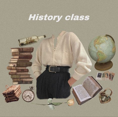 History Outfit Aesthetic, Historian Outfit, Art History Major Aesthetic Outfits, History Major Aesthetic Outfits, History Student Aesthetic Outfit, History Major Outfits, Dark Academia Niche, Curator Aesthetic, History Teacher Aesthetic Outfits