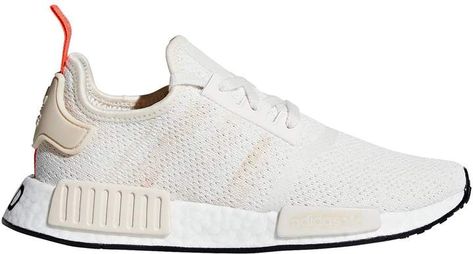 Adidas adidas NMD R1 Chalk White Linen (W) $150 Adidas Nmd R1 Women, Equestrian Boots, Adidas Nmd R1, Harness Boots, Nmd R1, Chalk White, Adidas Nmd, Snowboard Boots, Ladies Of London