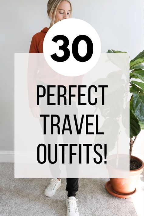 Here some great outfit ideas for traveling! These casual yet stylish outfits work for any type of travel - airplane or road trips. Outfit ideas you can try on your next trip! Outfits For Traveling On Plane Casual, What To Wear To Travel Outfits, Summer Travelling Outfits, Travel Outfits Women Summer, Outfit Travel Ideas, Travel Outfit Ideas For Women Over 40, Great Travel Outfits, Weekend Road Trip Outfit, Stylish Airplane Outfit