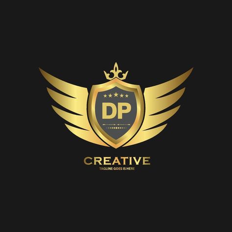 Abstract letter DP shield logo design template. Premium nominal monogram business sign. Dp Logo Design Letter, Dp Logo Design, Shield Logo Design, Dp Logo, Logo Design Letter, Monogram Business, Shield Logo, Tree Saw, Heart Tree