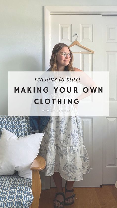 make your own clothes, make your own clothes women, make your own clothes beginner, making your own clothing Make Your Own Wardrobe, Self Sewn Clothes, Home Sewn Clothes, Sew Your Own Wardrobe, Winter Cottage Core Outfits, How To Make Your Own Clothes, Homemaker Outfit, Making My Own Clothes, Making Your Own Clothes