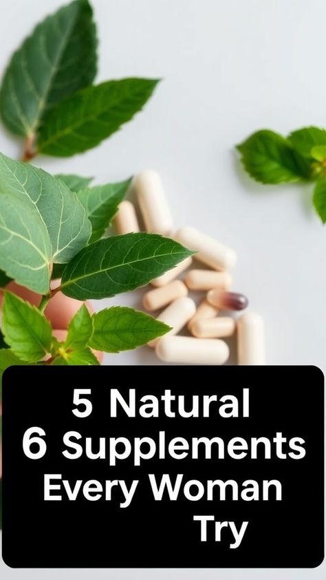 The Benefits of 6 Natural Supplements Every Woman Should TryMany women today are turning to natural supplements to boost their health and well-being. These supplements can provide a variety of benefits, from enhancing mood to supporting hormone balance. If you're curious about which natural supplements might work for you, here are six worth considering.
1. Omega-3 Fatty Acids
Omega-3 fatty acids are crucial for overall health. Found in fish oil and certain plant oils, these healthy fats are know Vitamin B9, Adaptogenic Herbs, Boost Energy Levels, Hormone Balance, Mood Enhancers, Workout Supplements, Oil Plant, Bone Health, Fish Oil