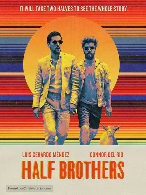 Comedy/Drama Brothers Movie Poster, Road Trip Movie, Best Movies List, Brothers Movie, Best Movie Posters, Information Poster, 2020 Movies, Half Brother, Movie Covers