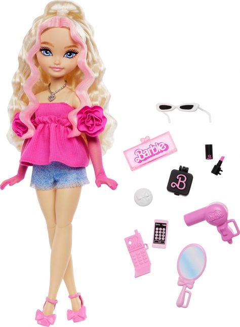 Barbie Dream Besties dolls: Malibu, Brooklyn, Teresa and Renee - YouLoveIt.com Barbie Malibu, New Barbie Dolls, Ariel Doll, Barbie Makeup, Face Mold, Kawaii Toys, Barbie Doll House, Malibu Barbie, Dream Doll