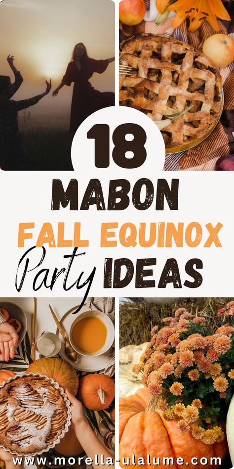 the festive time of Mabon is around the corner, it’s fall equinox and the first harvest feast in the pagan festive calendar - the wheel of the year or the sabbats. In this blog post we share ideas of how to celebrate this holiday through rituals, ceremonies and party ideas. We have ideas what decor to use, how to decorate your altar, recipes, herbs and much more Equinox Party Ideas, Equinox Party, Autumnal Equinox Celebration, Mabon Celebration, The Sabbats, Solstice Party, Geek Party, Origin Of Halloween, Ideas For Autumn