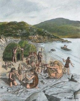 Early inhabitants of Ireland were hunter-gatherers who lived near the sea-shore and along rivers. Araling Panlipunan, Irish Genealogy, Ireland History, Ancient Ireland, Irish Ancestry, Irish Culture, First Peoples, Irish History, Visit Ireland